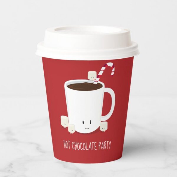 Hot Chocolate Paper Cups